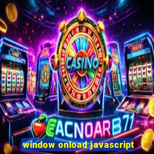 window onload javascript